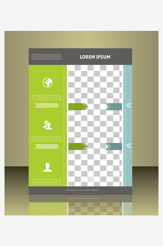 企业宣传广告传单折页-众图网