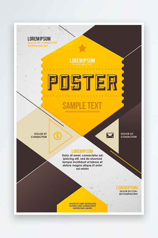 企业宣传广告传单折页素材-众图网