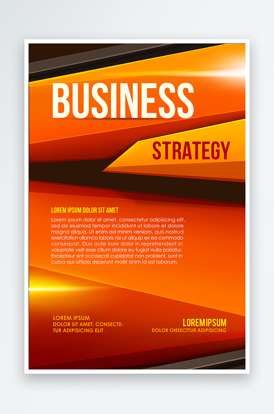 企业宣传广告传单折页素材-众图网