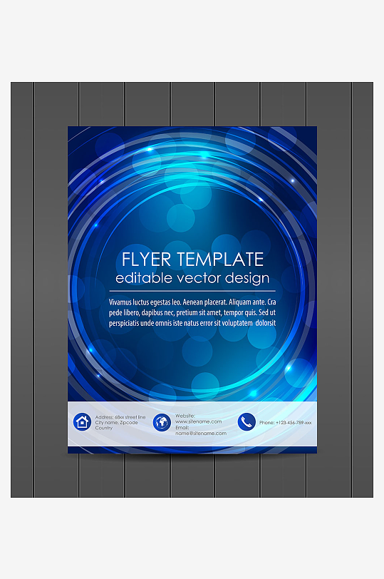 企业宣传广告传单折页-众图网