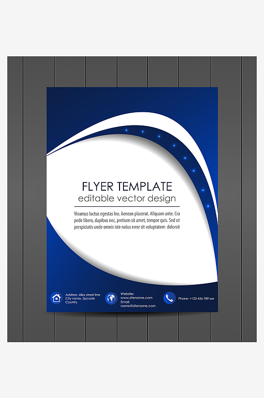 企业宣传广告传单折页-众图网