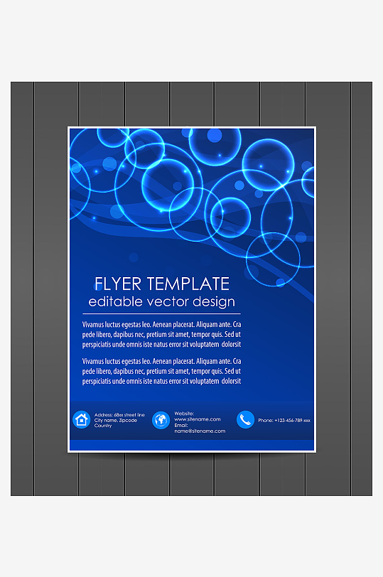 企业宣传广告传单折页-众图网