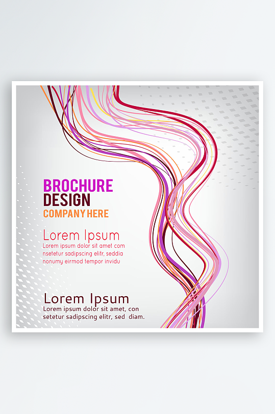 企业宣传广告传单折页素材-众图网