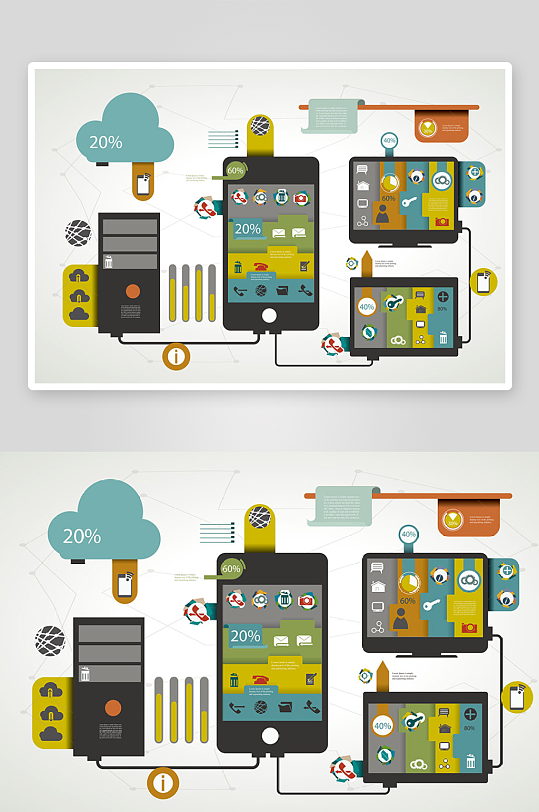 商务汇报上会汇总报告素材-众图网