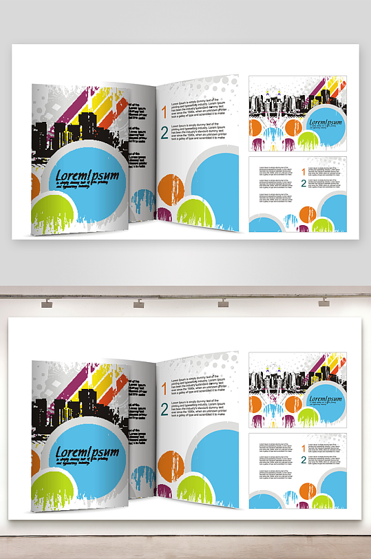 公司宣传单折页广告手册-众图网