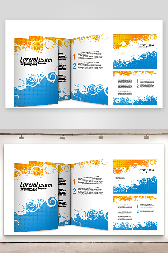 公司宣传单折页广告手册-众图网