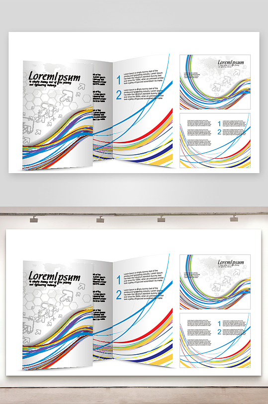 公司宣传单折页广告手册-众图网