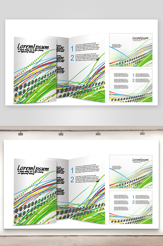 公司宣传单折页广告手册-众图网