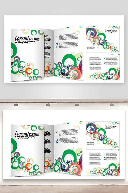 公司宣传单折页广告手册-众图网