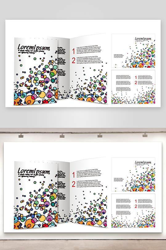 公司宣传单折页广告手册-众图网