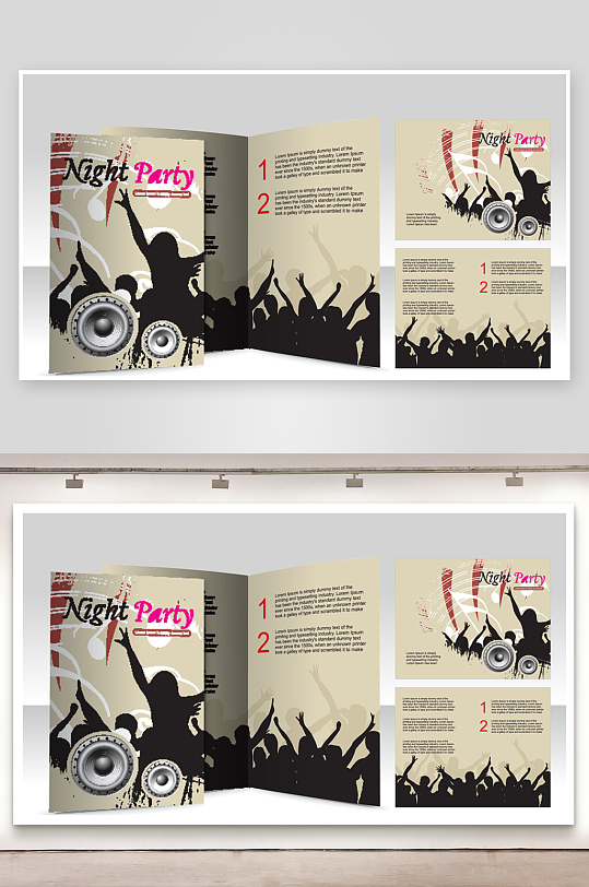 公司宣传单折页广告手册素材-众图网