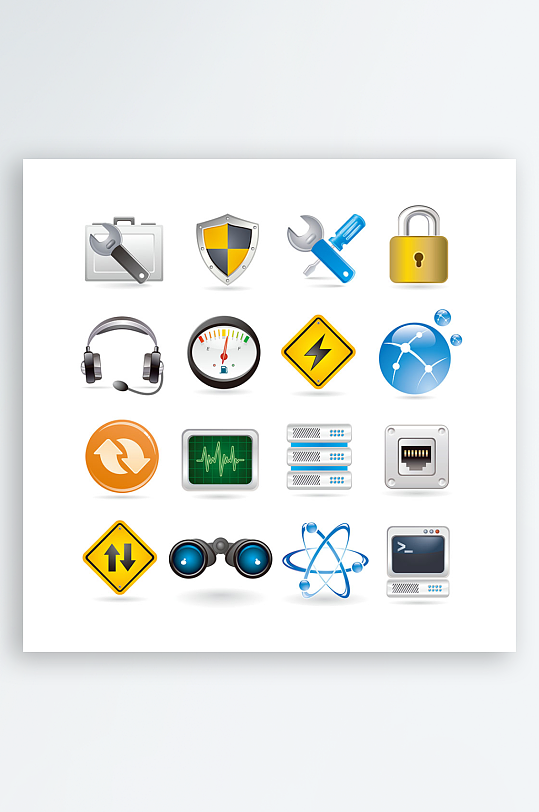 消防素材消防图标素材-众图网
