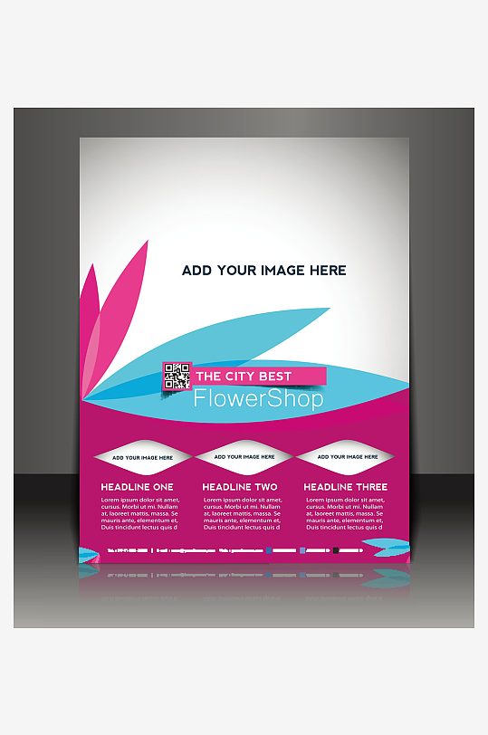 公司宣传页传单广告-众图网