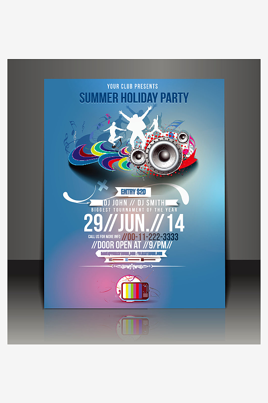 公司宣传页传单广告-众图网