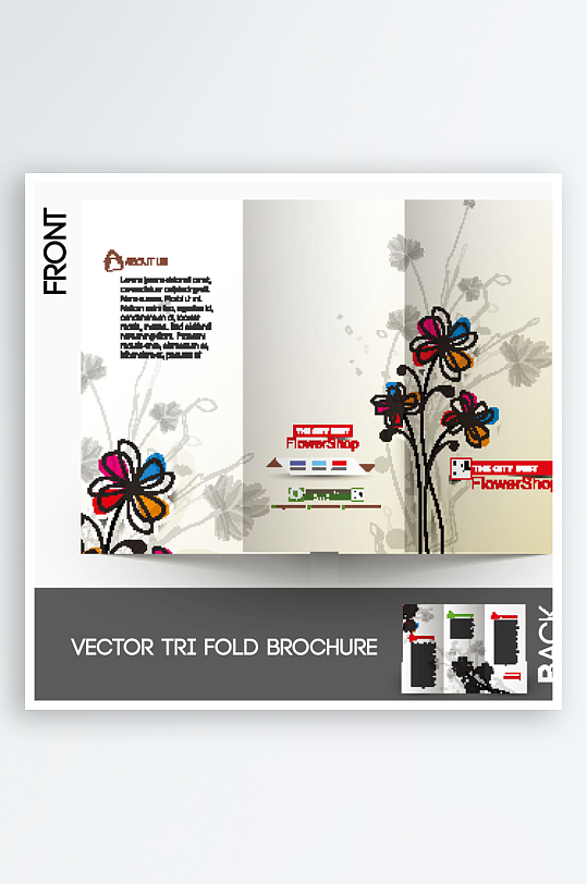 公司宣传页传单广告-众图网