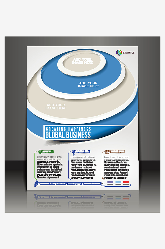 公司宣传页传单广告-众图网
