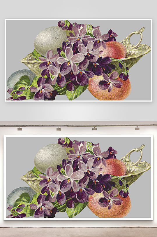 鸡蛋植物鲜花PNG设计素材