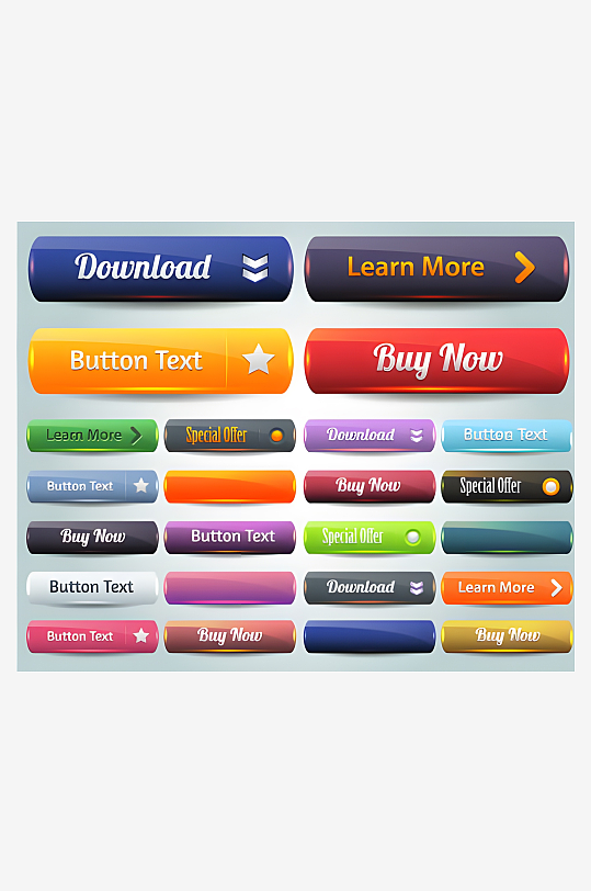 网页元素网站按钮设计