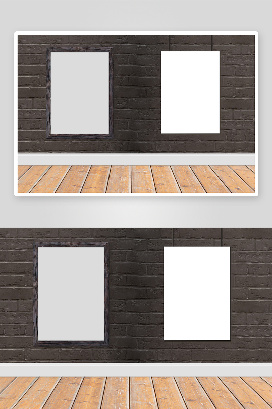 广告橱窗样机mockup分层素材-众图网