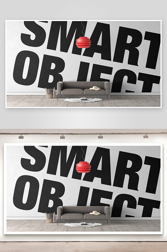 沙发家具样机mockup分层素材-众图网