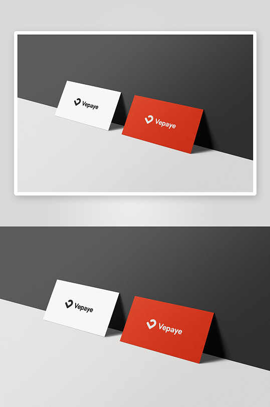 卡片样机mockup分层素材-众图网