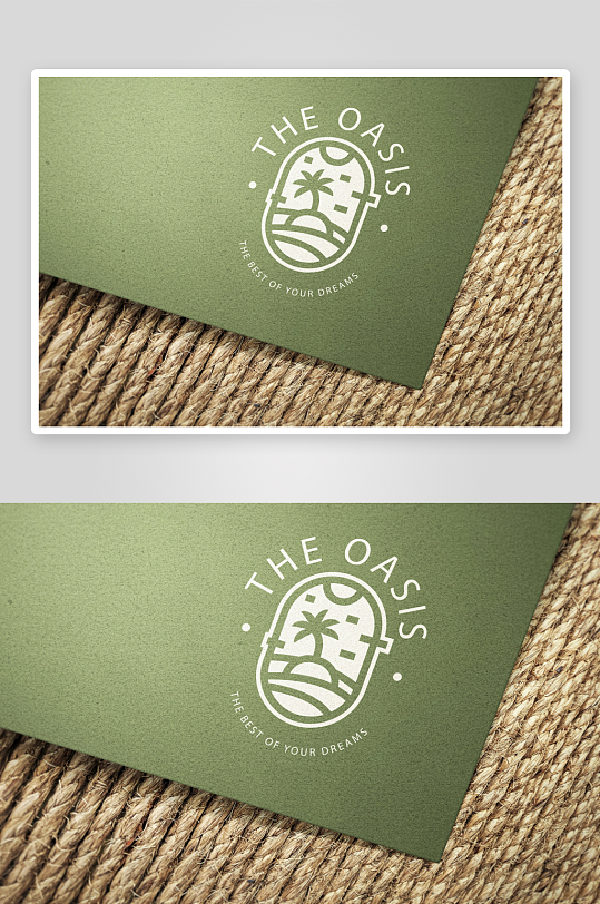 高级烫金LOGO样机mockup分层素材-众图网