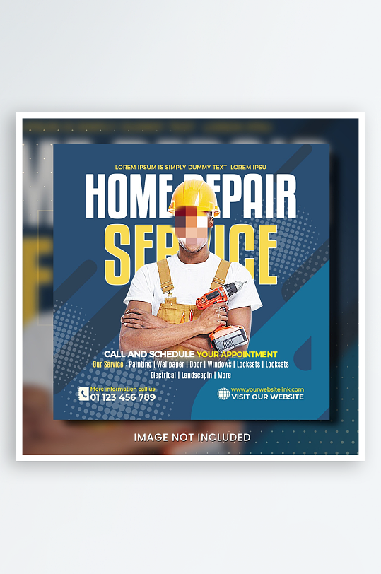 装修PSD分层设计素材-众图网