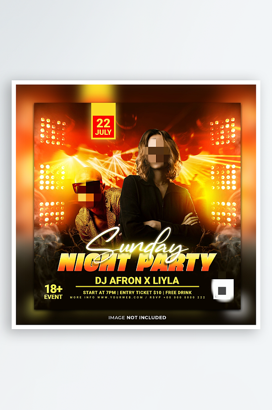 演出演唱会PSD分层设计素材-众图网