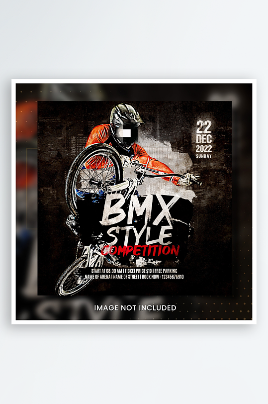 摩托车PSD分层设计素材-众图网