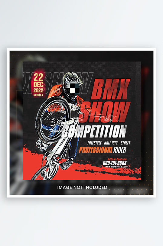 摩托车PSD分层设计素材-众图网