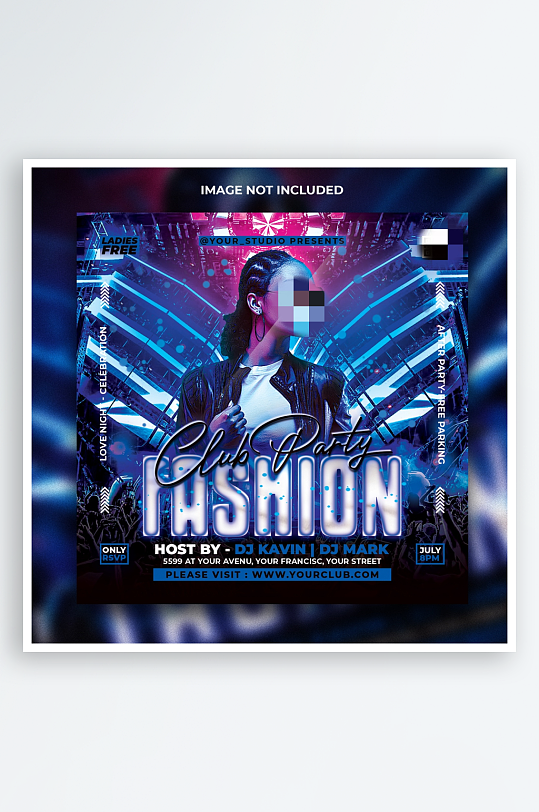 派对PSD分层设计素材-众图网