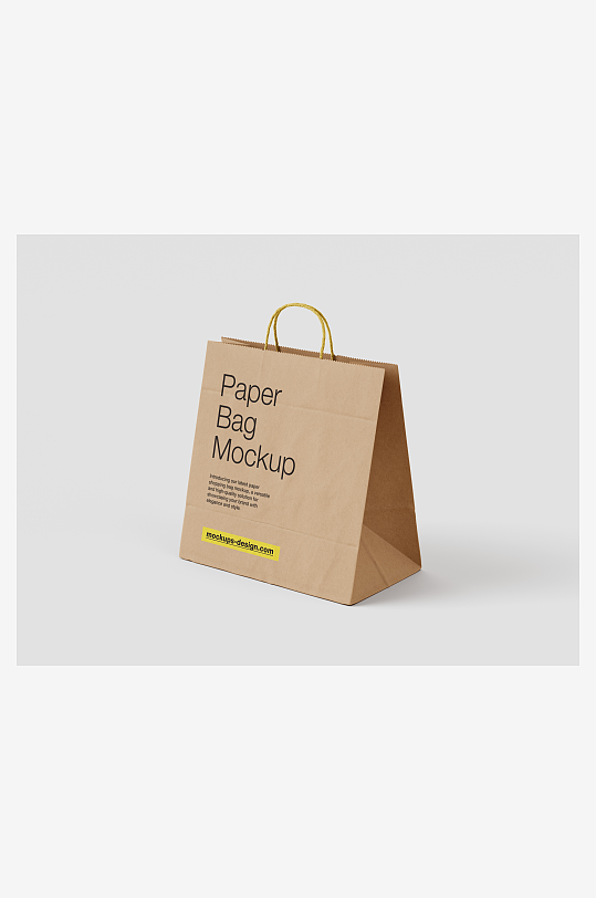 礼物礼品包装手提袋mockup样机设计素-众图网