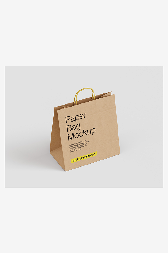 礼物礼品包装手提袋mockup样机设计素-众图网