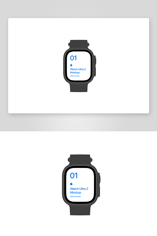 智能手表样机mockup分层素材-众图网