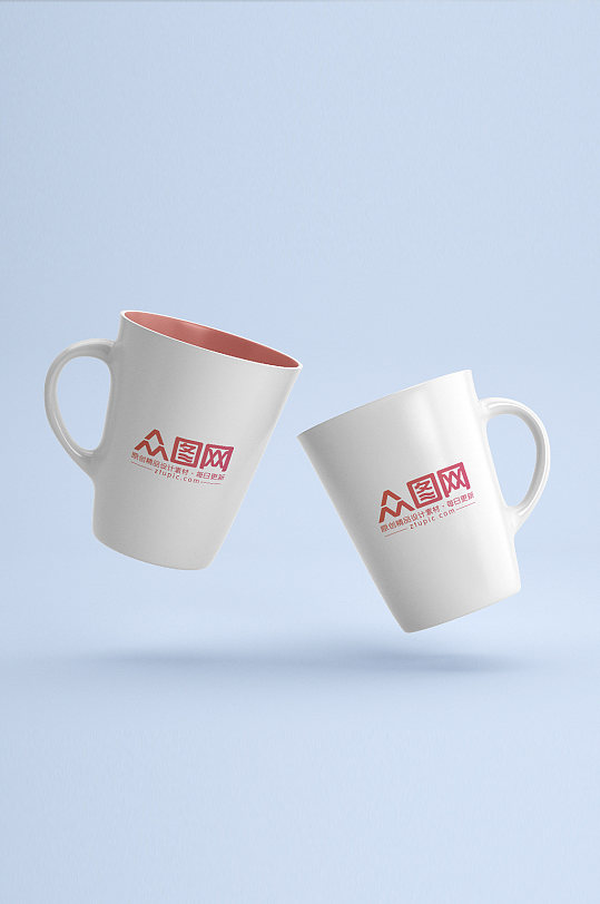 高端杯子logo样机展示-众图网