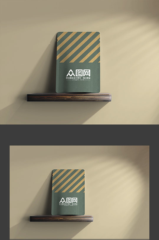 高端自立袋包装袋展示样机-众图网