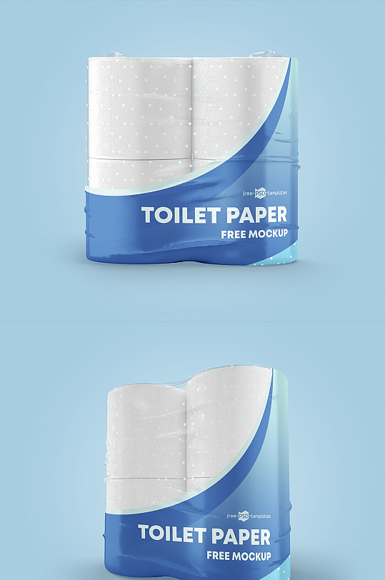 简约手纸卷纸纸巾卫生纸包装展示样机