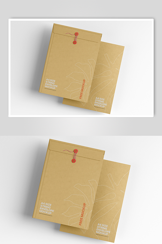 高端文件袋档案袋样机-众图网