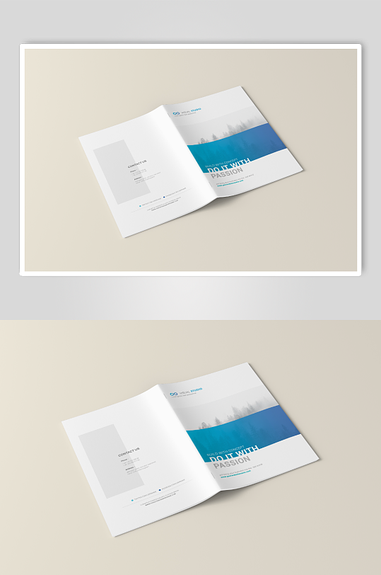 高端画册宣传册书籍样机-众图网