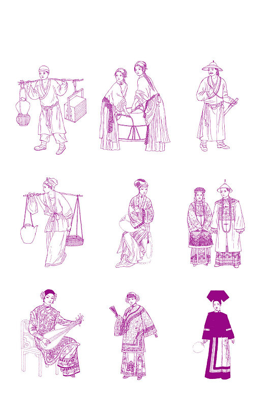 古代服装图片 古代服装素材下载 众图网