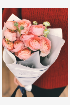 玫瑰花花束照片情人节素材