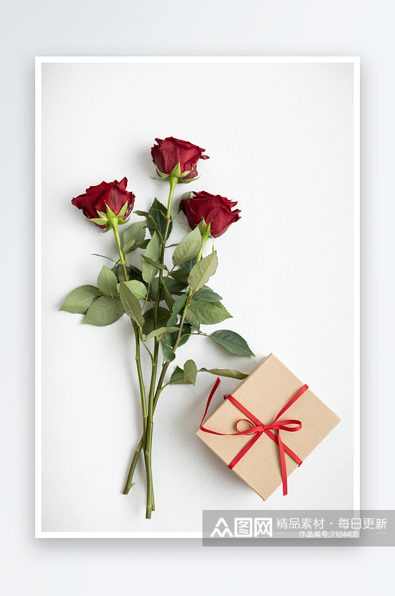 玫瑰花花束照片情人节素材素材