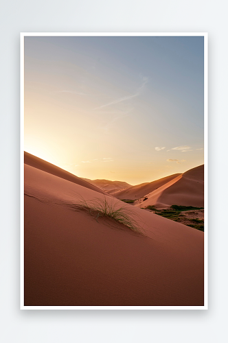 沙漠蓝天风景图片素材