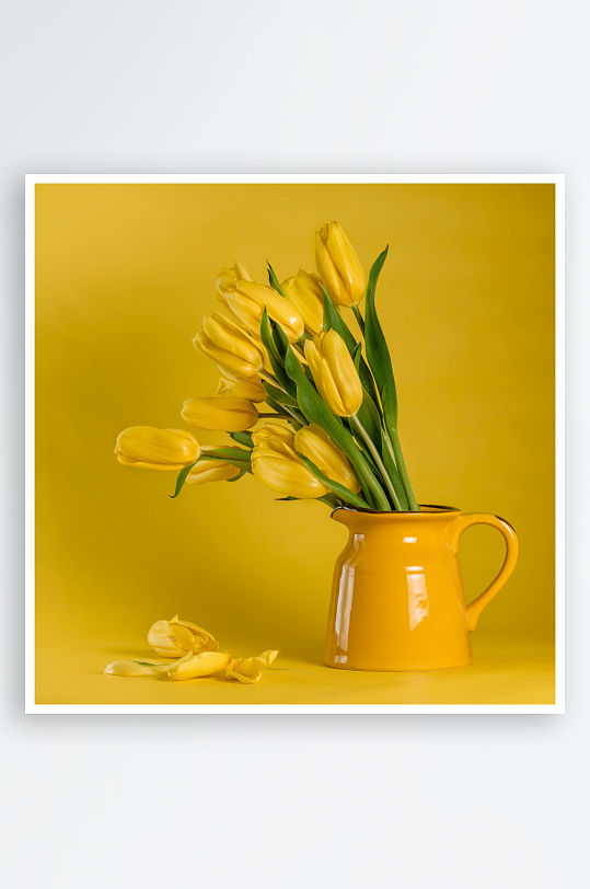 花束主题背景高级感素材