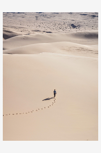 沙漠蓝天风景图片素材