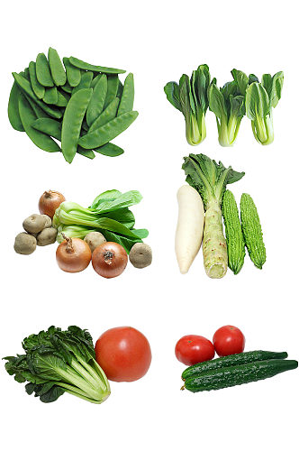 新鲜的蔬菜元素健康沙拉水果蔬菜免抠