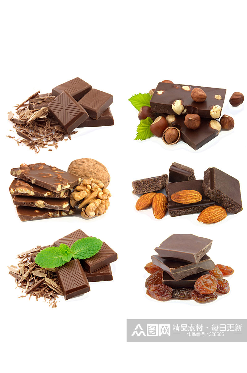 食物矢量图手绘美食素材巧克力免抠元素素材