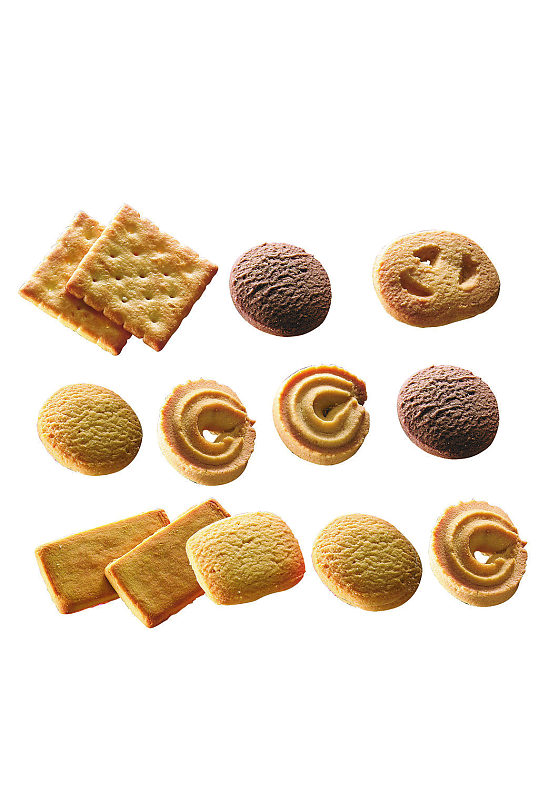 多款黄油曲奇饼干甜点食物素材免抠元素