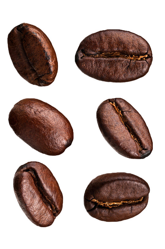 多款多角度咖啡豆免抠元素