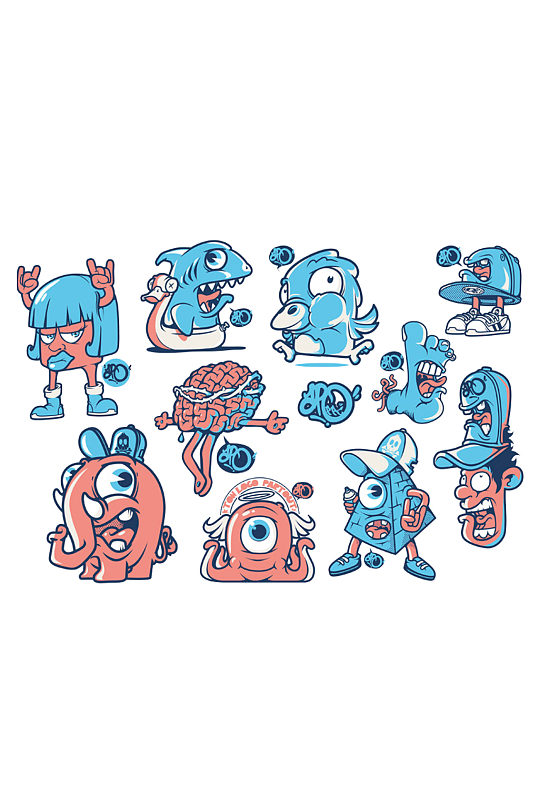 手绘涂鸦小元素-手绘涂鸦小元素图片-手绘涂鸦小元素素材下载-众图网